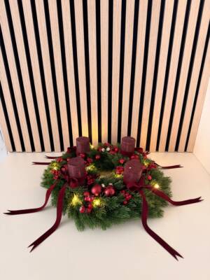 Adventi koszorú 40 cm
