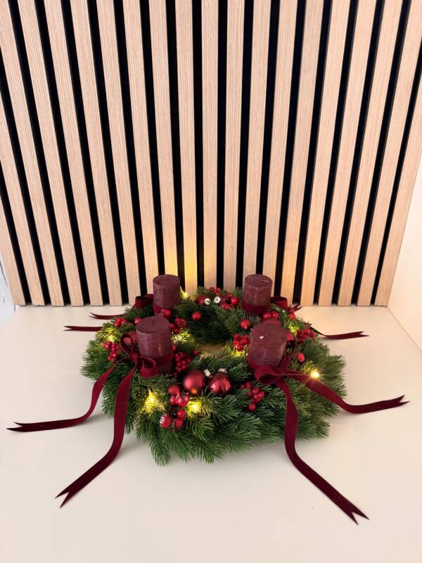 Adventi koszorú 40 cm