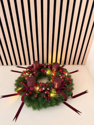 Adventi koszorú 40 cm