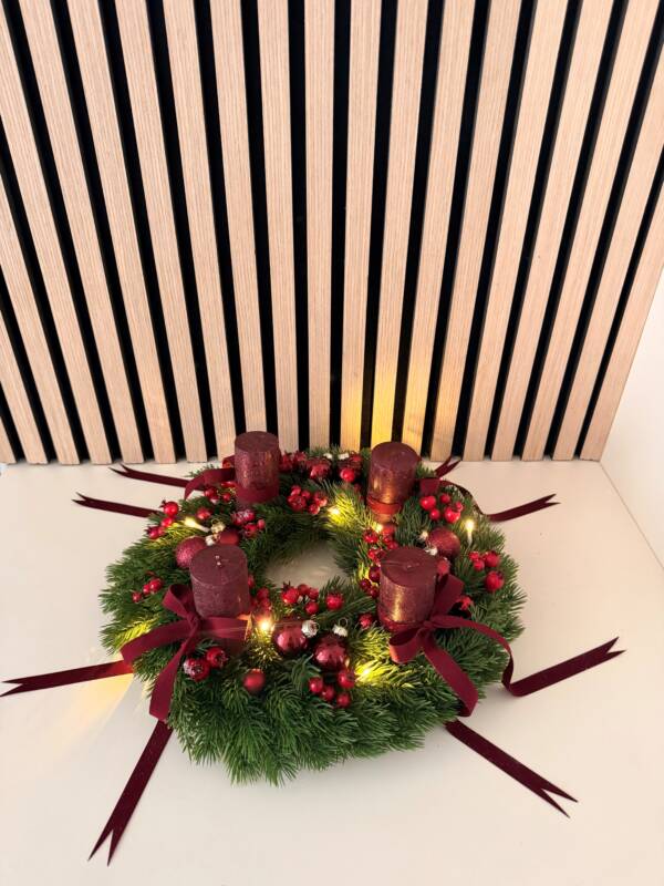 Adventi koszorú 40 cm