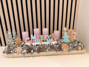 Óriás adventi asztaldísz 60cm